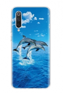 Gelové pouzdro s obrázkem na XIAOMI Redmi 8A - vzor DOLPHINS