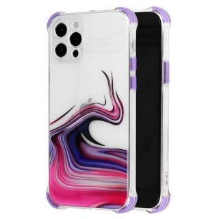 Gelové WATERCOLOR růžové pouzdro na APPLE iPhone 7 (4.7) / iPhone 8 (4.7) / iPhone SE (2020)