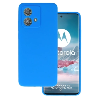 Kryt Silicone Lite pro Motorola Edge 40 Neo 5G , barva modrá