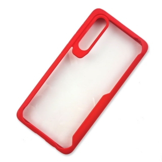 Gelové červené BUMPER pouzdro na HUAWEI P30