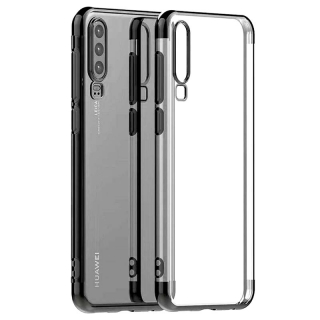 Gelové černé pouzdro FRAME V2 na HUAWEI P30