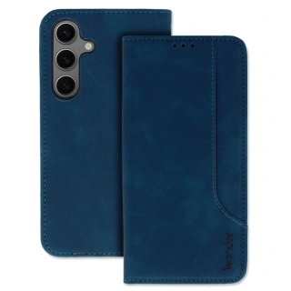 Knížkové pouzdro Wonder Prime pro Samsung Galaxy S24 , barva modrá
