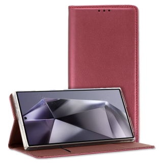 Knížkové pouzdro Smart Magneto pro Xiaomi Redmi Note 13 4G , barva vínová