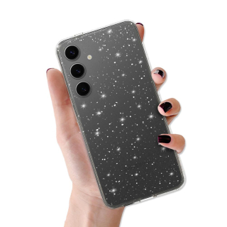 Kryt Glitter pro Samsung Galaxy A25 5G , barva stříbrná