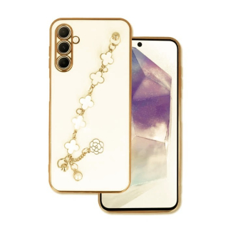 Kryt Trend pro Samsung Galaxy A14 4G/5G , design 3 , barva krémová bílá