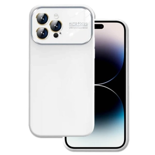 Kryt Soft Silicone Lens pro Apple iPhone 11 , barva bílá