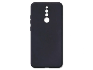 Jednobarevný kryt černý na Xiaomi Redmi 8