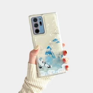 Gelové LIQUID pouzdro na SAMSUNG N980 Galaxy Note 20 - CREAM MOUNTAIN