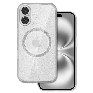 Kryt Glitter MagSafe pro Apple iPhone 16 , barva čirá