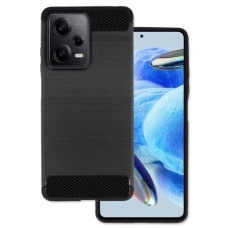 Kryt Carbon pro XIAOMI Redmi NOTE 12 PRO 5G/POCO X5 PRO , barva černá