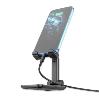 Skládací stolní držák Borofone BH42 Lite Star - černý