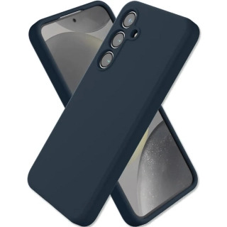 Kryt Silicone Lite pro Samsung Galaxy S24 FE , barva tmavě modrá