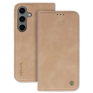 Knížkové pouzdro Wonder Smart pro Samsung Galaxy A15 4G/5G cappuccino