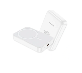 Magsafe powerbank Borofone BJ25 Plus 10000mAh s funkcí rychlonabíjení 20W - bílá