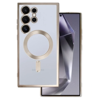 Kryt Metallic Magsafe pro Samsung Galaxy S23 Titanium