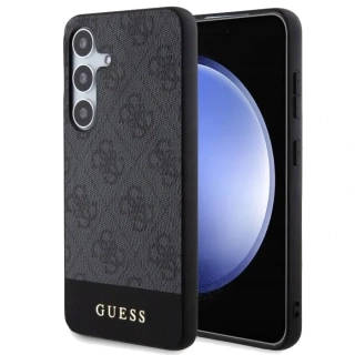 Kryt Guess GUHCS24MG4GLGR Samsung Galaxy S24+ Plus hardcase 4G Stripe Collection black