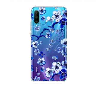 Gelové pouzdro s obrázkem na SAMSUNG A920 Galaxy A9 2018 - vzor BLUE FLORAL