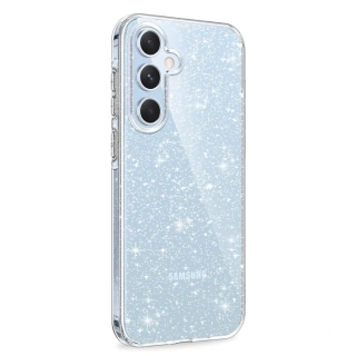 Kryt Glitter pro Samsung Galaxy A35 5G , barva stříbrná