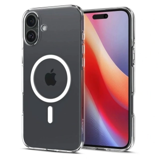 Kryt Spigen Liquid Crystal Mag Magsafe Apple iPhone 16 Clear