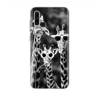 Gelové pouzdro s obrázkem na ASUS Zenfone Max Plus M1 ZB570TL - vzor COOL GIRAFFES