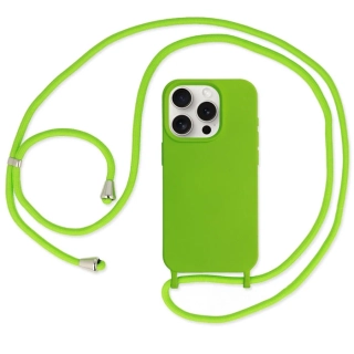 Kryt Strap Silicone pro Apple iPhone 15 Pro , design 1 , barva zelená