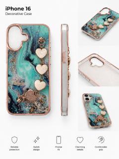 Kryt Trend pro Apple iPhone 16 , design 6 , barva modrá