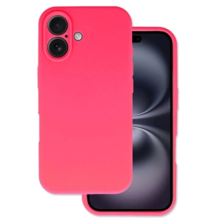 Kryt Silicone Lite pro Apple iPhone 16 NEON fuchsia