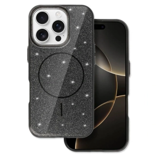 Kryt Magsafe Slim Shiny pro Apple iPhone 15 Pro , barva černá