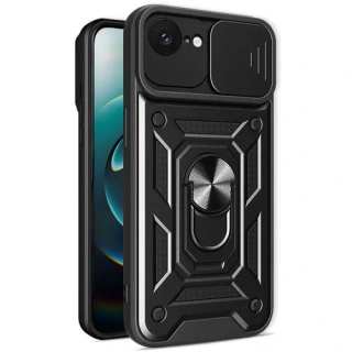 Kryt odolný SlideCam pro Apple iPhone 16e / 17e , barva černá