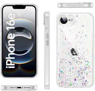 Kryt třpytivý Brilliant pro Apple iPhone 16e / 17e , barva čirá