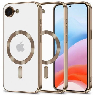 Kryt Metallic Magsafe pro Apple iPhone 16e / 17e Titanium