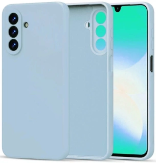Kryt Silicone Lite pro Samsung Galaxy A36 5G , barva světle modrá