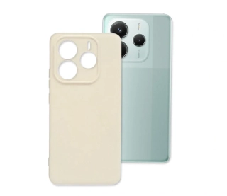 Kryt Silicone Lite pro Xiaomi Redmi Note 14 5G , barva titanová