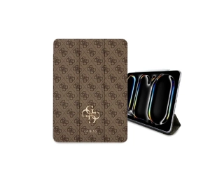 Kryt Guess GUFC11PM24PS4SGW Apple iPad Pro 11 2024 5 gen Magnetic 4G Big Logo brown