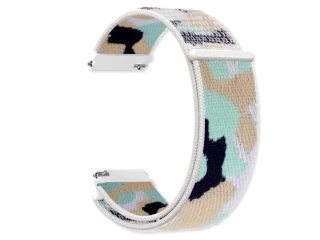 Nylonový řemínek kamufláž 22mm - Béžová kamufláž -