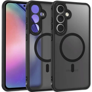 Kryt MagSafe MATT pro Samsung Galaxy A36 5G, barva čirá