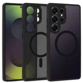 Kryt MagSafe MATT pro Samsung Galaxy S25 ULTRA, barva černá