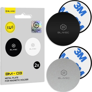 Sada náhradních kulatých plíšků k magnetickému držáku 2ks