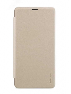 Peněženkové zlaté pouzdro NILLKIN SPARKLE FOLIO na HUAWEI Y7 Prime (2018) / Honor 7C
