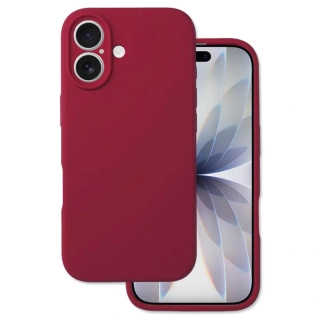 Kryt Silicone Lite pro Apple iPhone 17 , barva vínová