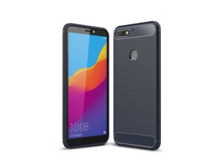 Gelové modré ARMOR STYLE pouzdro na HUAWEI Y7 Prime (2018) / Honor 7C