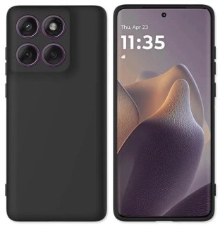 Kryt Silicone Lite pro Motorola Edge 60 Fusion 5G , barva černá