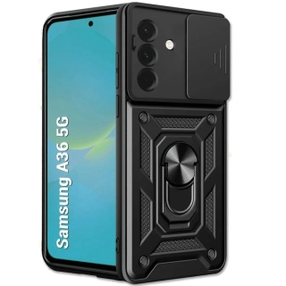 Kryt odolný SlideCam pro Samsung Galaxy A36 5G , barva černá