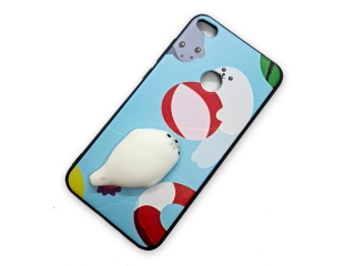 Gelové 4D ANTI-STRESS pouzdro na HUAWEI P9 Lite (2017) - vzor SEAL