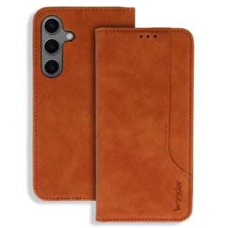 Knížkové pouzdro Wonder Prime pro Xiaomi Redmi 15 4G/5G , barva hnědá