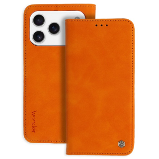 Knížkové pouzdro Wonder Smart pro Apple iPhone 17 Pro Max cosmic orange