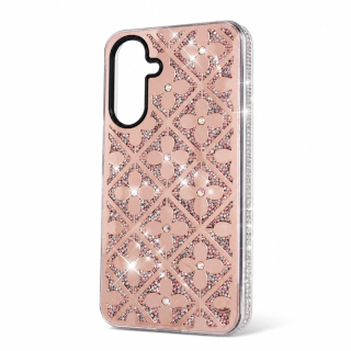 Kryt kamínkový Flower Diamond pro Samsung Galaxy A56 5G, barva růžová