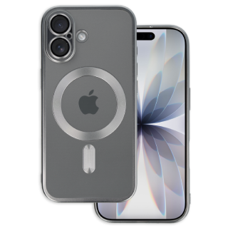 Kryt Metallic Magsafe pro Apple iPhone 17 , barva stříbrná