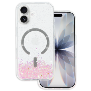 Tel Protect Moonlite Magsafe Case for Apple iPhone 17 , barva růžová clear