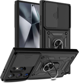 Kryt odolný SlideCam pro Samsung Galaxy S26 Ultra , barva černá